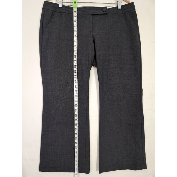 Body By Victoria Pants Women 14 Gray Kate Fit Bootcut Career Office Professional - Picture 9 of 9
